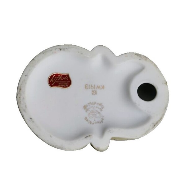 Lefton China Little Boy With Bucket and Duck KW1913 Japan 6 Inch - Picture 4 of 4